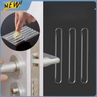 ☄㍿ Clear Door Stopper Strip Toilets Drawer door Cabinet Anti-collision Silicone pad Self Adhesive Buffer Bumper Mute Protection Pad