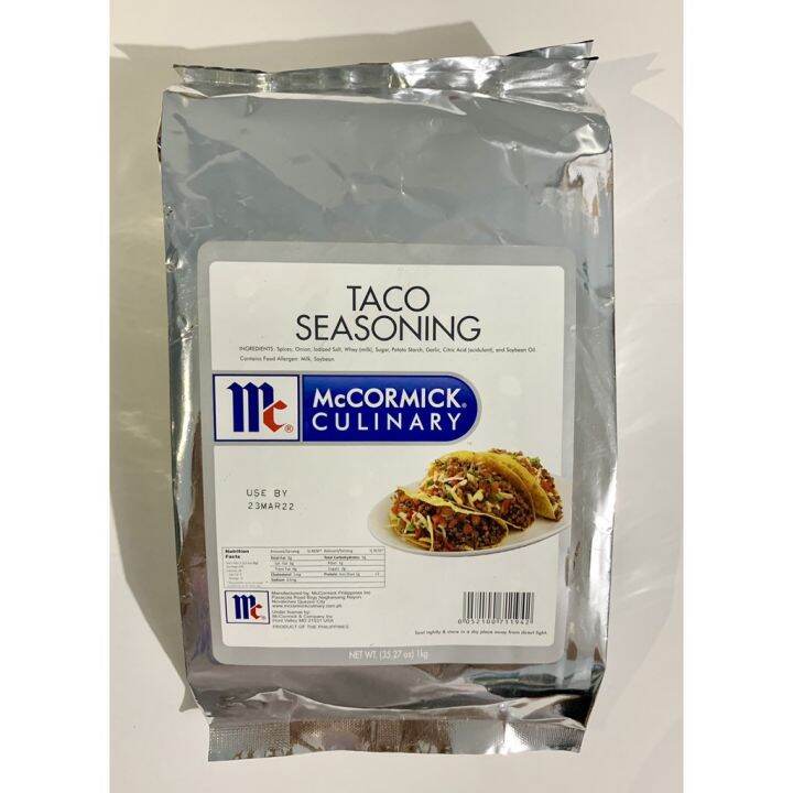 McCormick Taco Seasoning 1kg | Lazada PH