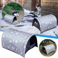 Winter Cat House สำหรับแมวกลางแจ้งกันน้ำกันฝนครีมกันแดด Warm พับ Cat House Stray Cats Shelter