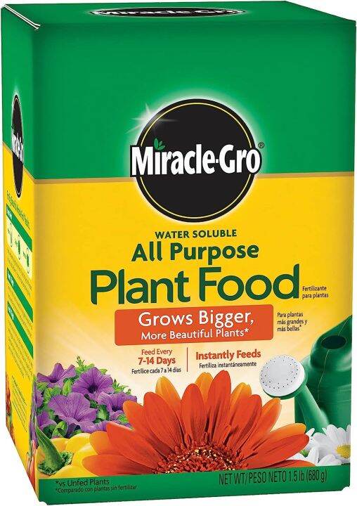 Miracle-Gro Water Soluble All Purpose Plant Food, 1.5 Lbs. | Lazada PH