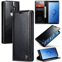 Galaxy S9 Plus Case, WindCase PU Leather Cover Magnetic Closure Flip Wallet Card Slots Stand Case for Samsung Galaxy S9 Plus