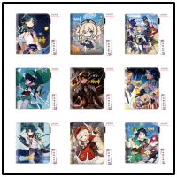 [มีในสต็อก] Genshin Impact Men Women Kids Cartoon Wallets Anime Cartoon Peripheral Series Non-Silk Wallet Vertical Short Bifold Wallet