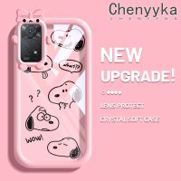 เคส Chenyyka สำหรับ Xiaomi Redmi Note 11 Pro Note 5G 11e Note Pro เคสรูปโบว์ผูกโบว์รูปสัตว์ประหลาดน้อยสุนัขน่ารักเคสนิ่มทนต่อการเสียดสีเคสโทรศัพท์โปร่งใสฝาครอบป้องกันเลนส์กล้องถ่ายรูป TPU ซิลิกาเจล