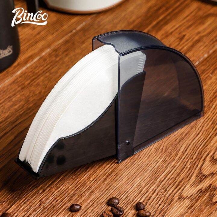 Bincoo Coffee Filter Paper Storage Box V60 Fanshaped Filter Paper Cox