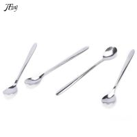 1PCS 16CM Spoon Long Handle Stainless Steel Teaspoon Creative Ice Cream Coffee Soup Tea Cocktail Hot Sale