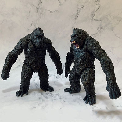 Simulation Gorilla King Kongs Model with 18cm Height Large Size PVC SolidAnimal Model Toys Gifts for Childrenwith 18cm Height Large Size PVC SolidSimulation Gorilla King Kongs Model