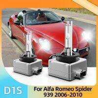 2ชิ้นไฟหน้าซีนอน Hid 35W D1s อัตโนมัติ6000K หลอดไฟสำหรับแมงมุม Alfa Romeo 939เปลี่ยน Lampu Depan Mobil 2006 2007 2008 2009 2010