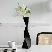 MUJI High-end ceramic vase decoration modern minimalist home living room porch TV cabinet model room vase ins style high value