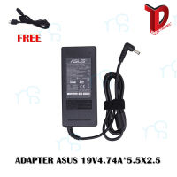 คุณภาพดี  ADAPTER S 19V4.74A*5.5X2.5 / สายชาร์จโน๊ตุ๊ค เอซุส + แถมสายไฟ มีการรัประกันคุณภาพ  ฮาร์ดแวร์คอมพิวเตอร์