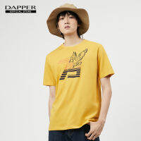 DAPPER เสื้อยืด 79 Eagle Print สีเหลือง