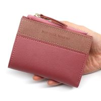 【Lanse store】Women  39;s Wallet Black/pink/green/gray/blue/red Short Purse PU Leather Women and Credit Card Holder Case Money Bag
