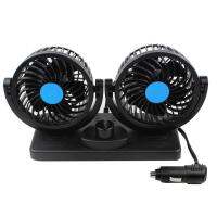 พัดลม ติดรถยนต์ 2 หัว AIRG HX-T303 รุ่น DualCarFan18a-Rat