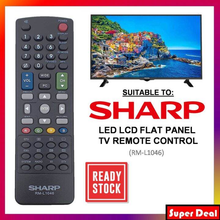 SHARP LED LCD TV REMOTE CONTROL REPLACEMENT (RML1046) Lazada PH
