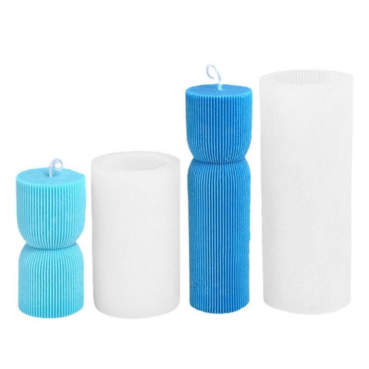 silicone-candle-molds-unique-3d-striped-cylinder-silicone-mold-innovative-fondant-mold-for-soap-making-and-baking-cake-mousse-ice-cream-dependable