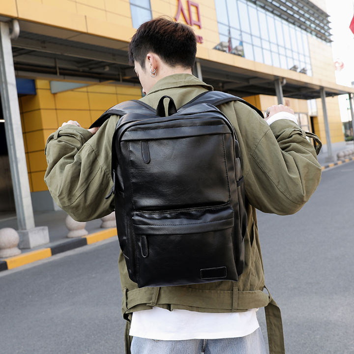 tt-กระเป๋าเป้ลำลองสำหรับผู้ชาย-กระเป๋าเป้ลายพรางกระเป๋านักเรียนเกาหลีแนวโน้มแฟชั่นกระเป๋าแฟชั่นคอมพิวเตอร์กระเป๋าสะพายเดินทาง