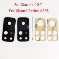 【☑Fast Delivery☑】 baoyao 2ชิ้น/ล็อตสำหรับ Xiaomi Mi10t Mi 10 T Pro Redmi K30s หลังฝาปิดเลนส์กระจกกล้องถ่ายรูปด้านหลังพร้อมสติกเกอร์กาว