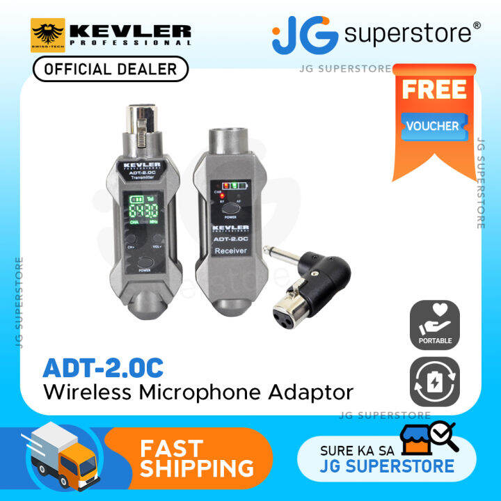 KEVLER ADT2.0C Portable Wireless Rechargeable Microphone Adaptor with
