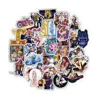 hotx【DT】 10/30/50PCS New Anime JOJO Cartoon Graffiti Stickers Luggage Laptop iPad Skateboard  Sticker Wholesale