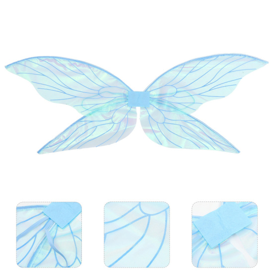 Toddler costume fairy cosplay wing accessory ornament party photo props - ảnh sản phẩm 1