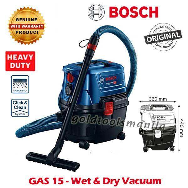 Bosch GAS 15 Vacuum Cleaner Wet / Dry Extractor GAS 15 Professional