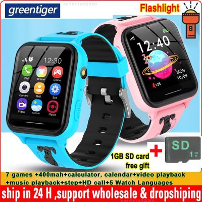 ZZOOI Original A2 Game 2G Children&nbsp;Smart&nbsp;Watch HD Call With 1G SD Card Alarm Clock Music Video Player Flashlight Kids Phone Smartwatch