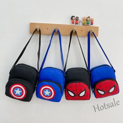 【hot sale】♂☄✜ C16 Korean Version Childrens Casual Messenger Bag Boys Spiderman Shoulder Kids Cartoon Cute Girls Coin Purse Travel Backpack