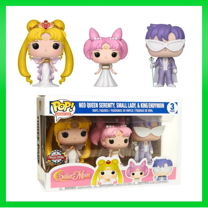 Funko Pop! Sailor Moon - Neo Queen Serenity Small Lady & King Endymion  (Pack) - Loja TSC