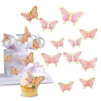 【hot】✗❅  10Pcs Toppers  Theme Personalised Pink Gold Decorations 6813