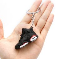 【CW】 Sneakers Keychain Trend Couple Ornament Stereo Basketball Shoes Pendant Car KeyringTH