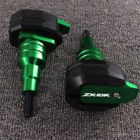 ตัวเลื่อนกรอบป้องกันล้มสำหรับรถจักรยานยนต์สำหรับคาวาซากิ ZX10R ZX-10R ZX 10R 2010-2017ตัวเลื่อนป้องกันแผ่นกันกระแทก