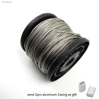 ™✹♘ 5 meters 0.5mm-3mm PVC Coated Flexible Steel Stranded Wire Rope Soft Cable Transparent 304SS Clothesline