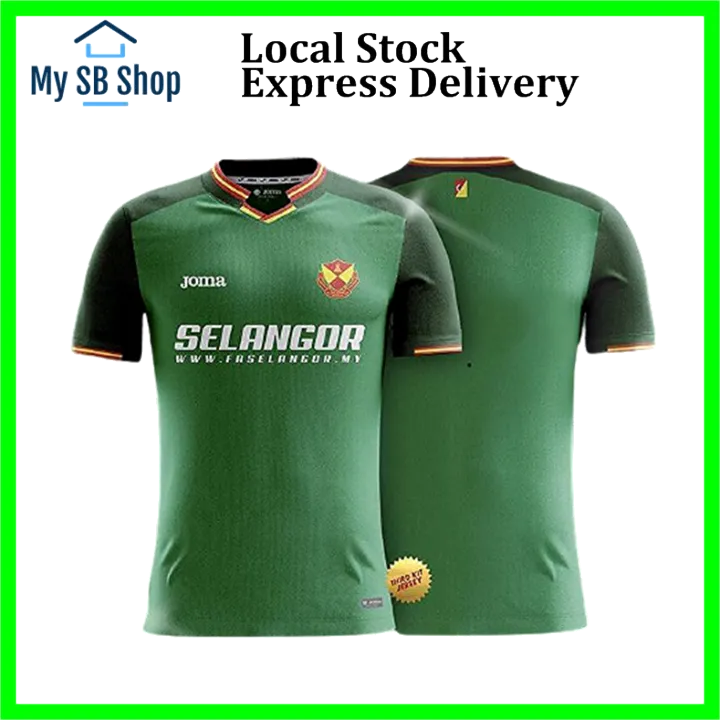 Football Association Of Selangor 2019 Fan Issue Third Kit Green With 3d Logo Lazada