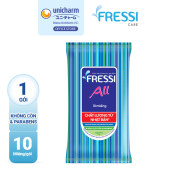 Khăn ướt Fressi Care For All gói 10 miếng