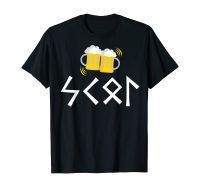 Funny Scandinavian Nordic Vi King Runes Beer T Shirt 100% Cotton O Neck Summer Short Sleeve Casual Mens T Shirt Size S 3Xl| | - Aliexpress