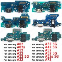 บอร์ดซ่อมโทรศัพท์มือถือดั้งเดิมเหมาะสำหรับ Samsung Galaxy A32 A42 A52 A52s A72 5G A02 A02s A12 A22ชาร์จพอร์ตขั้วต่อ Usb แท่นวาง PCB