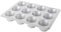 VARDAGEN Muffin tin, silver-colour 38x29 cm (วาร์ดาเกน พิมพ์มัฟฟิน, สีเงิน 38x29 ซม.)