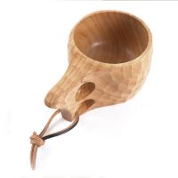 【CW】Portable Wood Coffee Mug Rubber Wooden Tea Milk Cups Water Drinking Mugs Drinkware Handmade Juice Lemon Teacup Gift