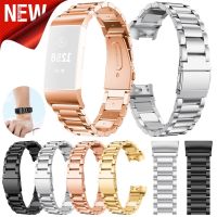 【lz】♂☬  Charge Band Replacement Bracelet para Fitbit Smart Watch Stainless Steel Strap Pulseira Acessórios 4 inoxidável