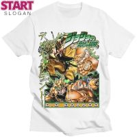 START  เสื้อยืดถูกๆ  Tshirt  T-Shirtเสื้อยืด พิมพ์ลายกราฟฟิคอนิเมะ Jojo Bizarre Adventure แฟชั่นฤดูร้อน สไตล์สตรีท สําหรับผู้ชาย และผู้หญิง S-5XL