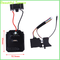 Beautiful 1PC Control BOARD + 1PC SWITCH 18V 21V สำหรับ Dayi 2106แปรงไฟฟ้าประแจเมนบอร์ดอุปกรณ์เสริม Speed SWITCH brushless Control BOARD