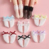 New Mini Cute Doll White Socks ob Short Sock for 1/12bjdobitsu11mollysob11 Doll Shoes Accessories