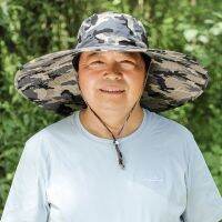 HOT★Big Head เส้นรอบวงหมวกฤดูร้อนหมวก Visor กลางแจ้ง Plus ขนาด64ซม.ไขมัน Man หมวกชาวประมง camouflage Camping Topi Memancing ชาย