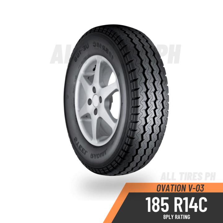 Ovation 185 R14C ( 8ply ) Tubeless Tires - High Quality Tire S1 | Lazada PH