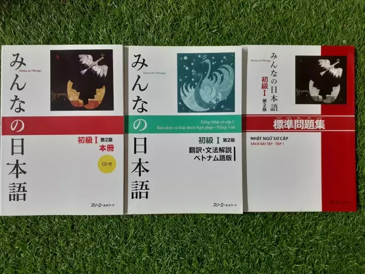Combo 3 Sach Minna No Nihongo Sơ Cấp 1 N5 Tai Bản Mới Honsatsu Bản Dịch Bai Tập Lazada Vn