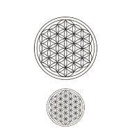 【YF】 Flower Of Life Waterproof Temporary Tattoo Sticker  Fake Tatuagem Tatoo Sleeves Henna