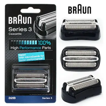 Braun 32B Series 3 Black Cassette Foil & Cutter Pack