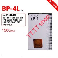 แบตเตอรี่ Nokia N97 E61i E63 E90 E95 E71 6650F N810 E72 E52 E55 E6-00 E73  BP-4L 1500mAh แท้