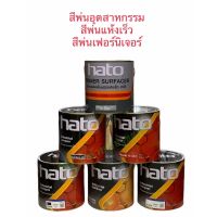 พร้อมส่ง โปรโมชั่น สีพ่นอุตสาหกรรม สีพ่นเฟอร์นิเจอร์ สีพ่นแห้งเร็ว HATO 3.2 ลิตร (แกลลอนหูหิ้ว) ส่งทั่วประเทศ อุปกรณ์ ทาสี บ้าน แปรง ทาสี ลายไม้ อุปกรณ์ ทาสี ห้อง เครื่องมือ ทาสี