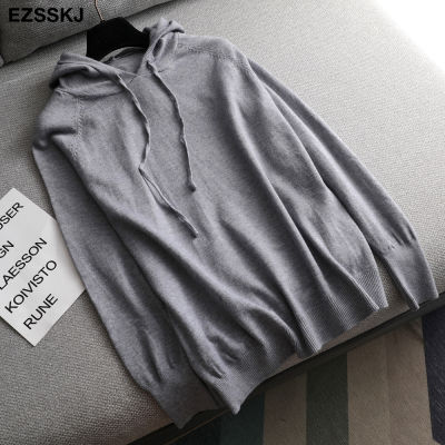 casual Autumn spring hooded sweater Pullovers Women female  loose sweater knit Jumpers top