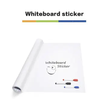 Buy Self Adhesive White Board Wall Sticker (60x200cm) Removable